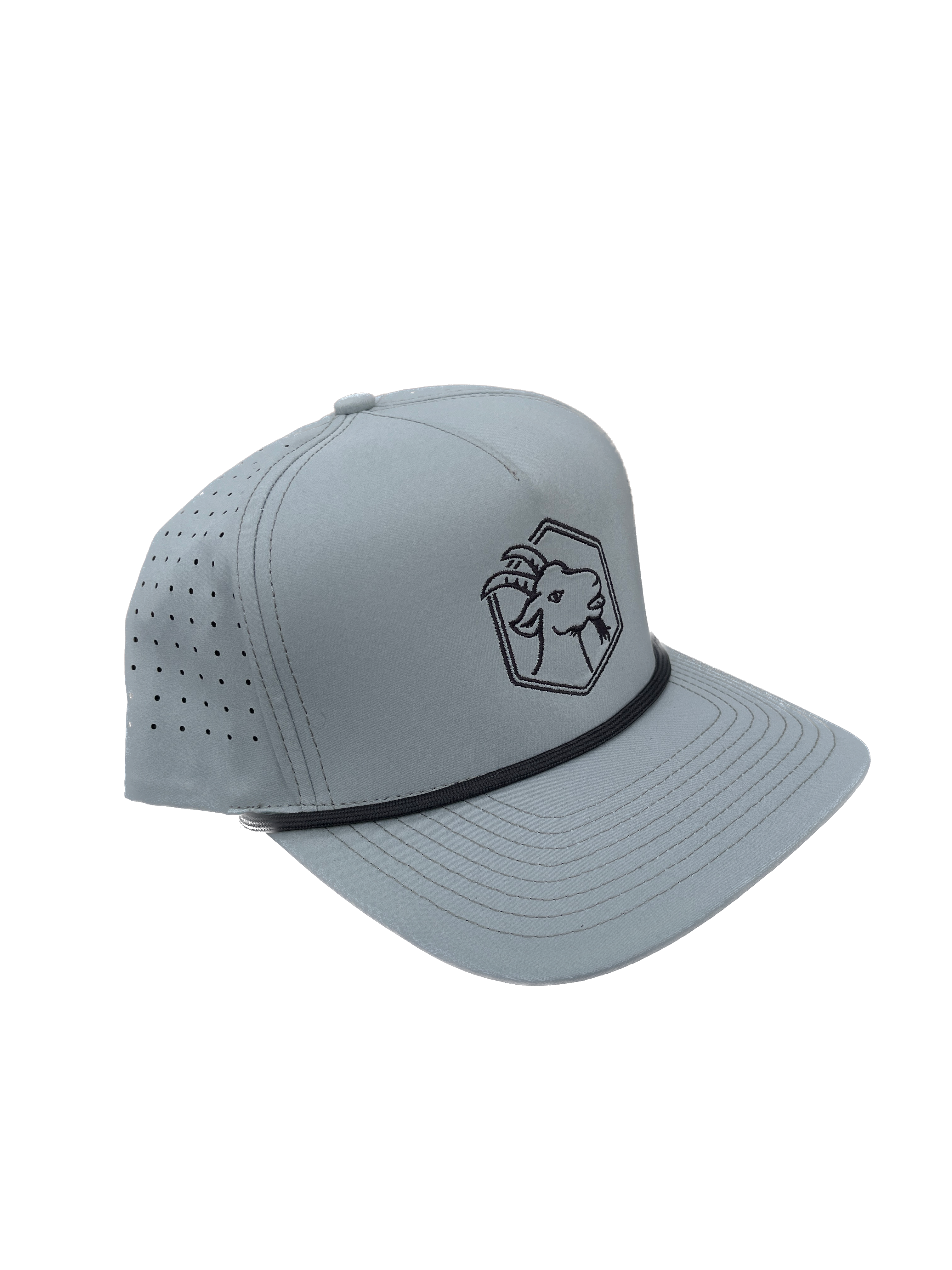 Embroidered Goat Logo Hat Sage/Black