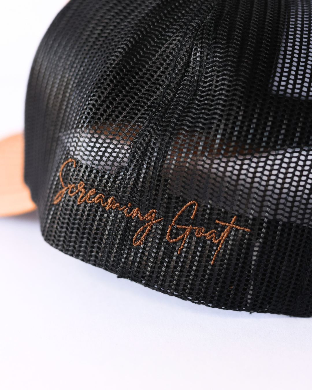 Write Your Own Song Premium Trucker Hat - Brown & Black